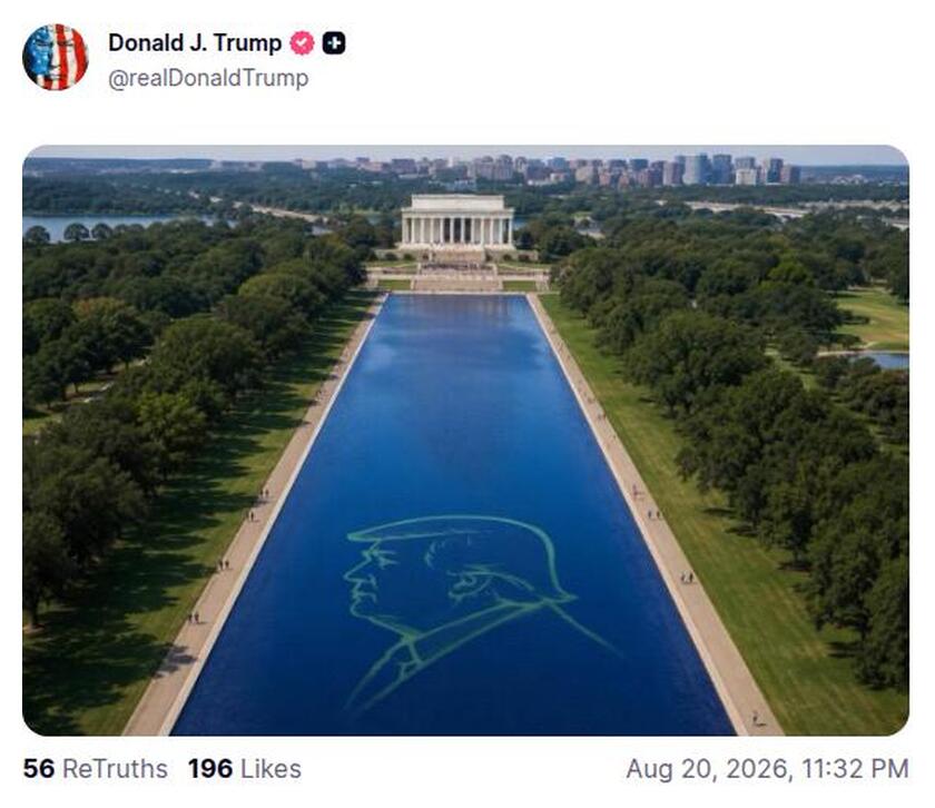 Post preview from Donald Trump