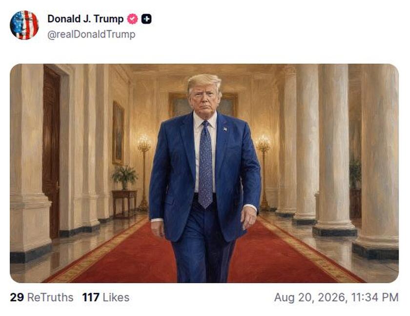 Post preview from Donald Trump