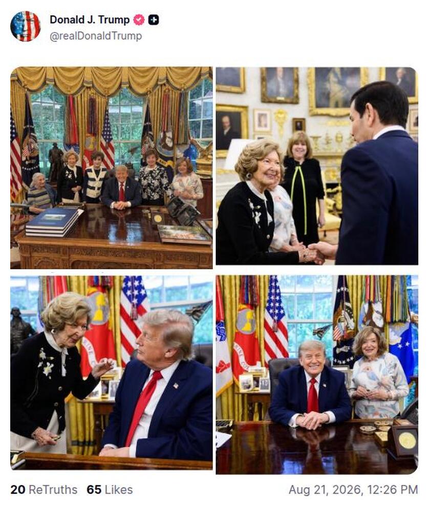 Post preview from Donald Trump