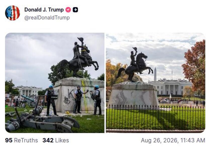 Post preview from Donald Trump