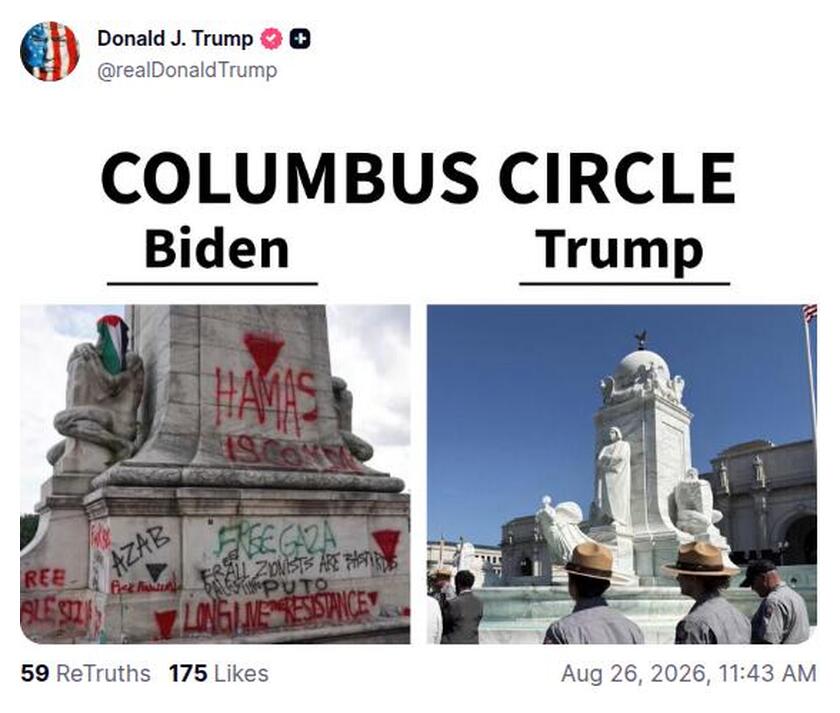 Post preview from Donald Trump