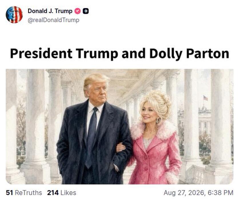 Post preview from Donald Trump
