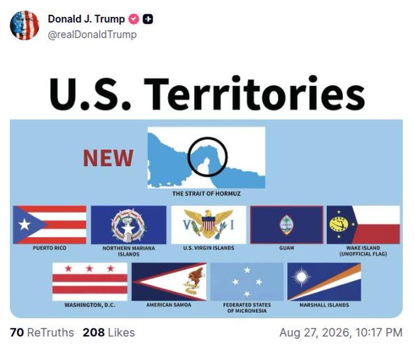 Post preview from Donald Trump