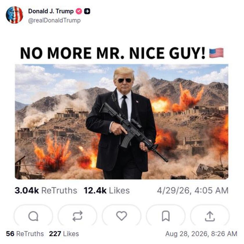 Post preview from Donald Trump