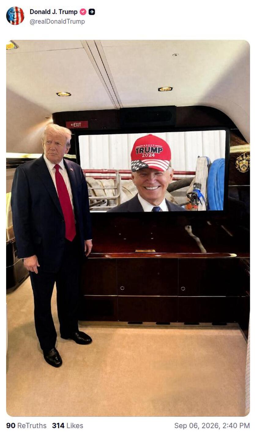 Post preview from Donald Trump