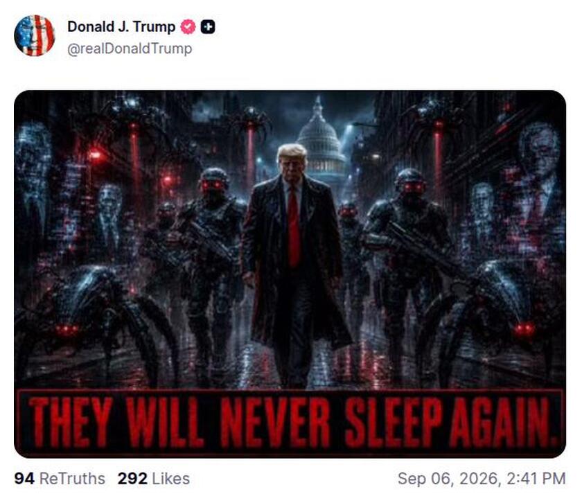 Post preview from Donald Trump
