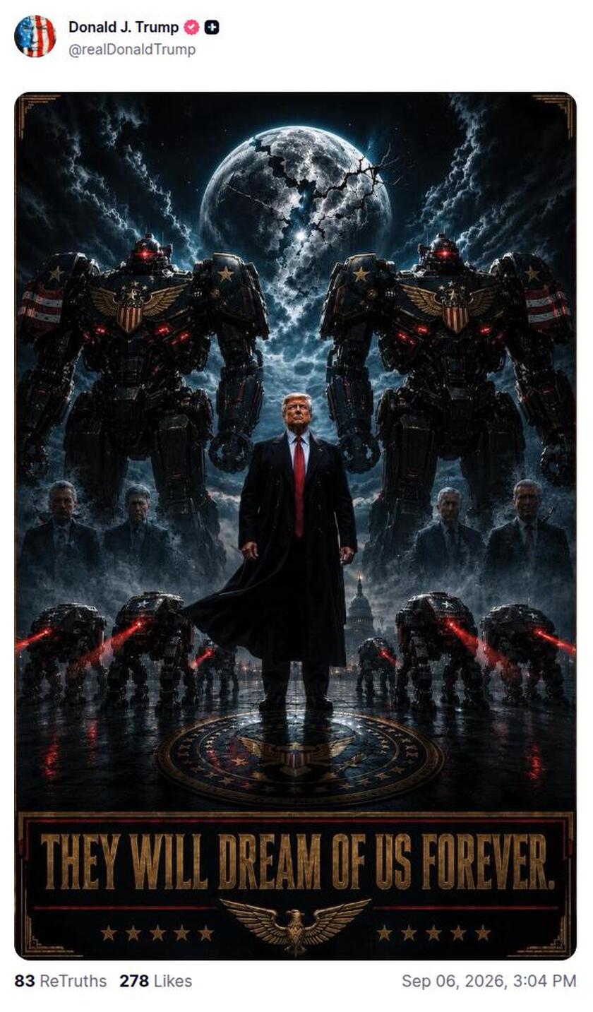 Post preview from Donald Trump