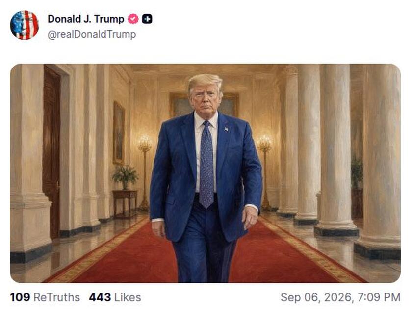 Post preview from Donald Trump