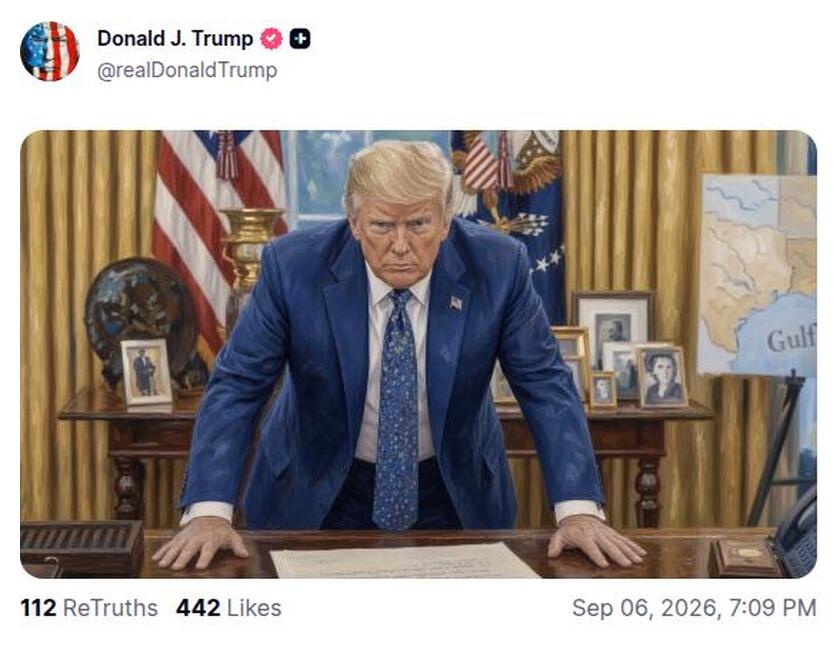 Post preview from Donald Trump