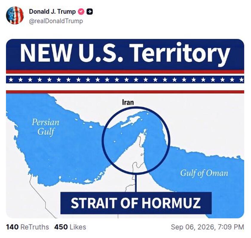 Post preview from Donald Trump