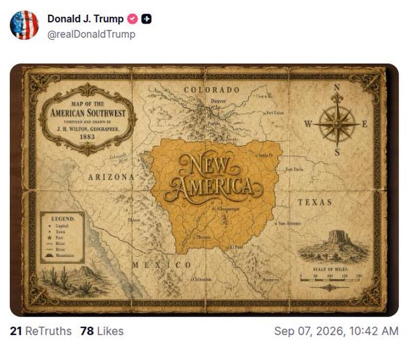 Post preview from Donald Trump