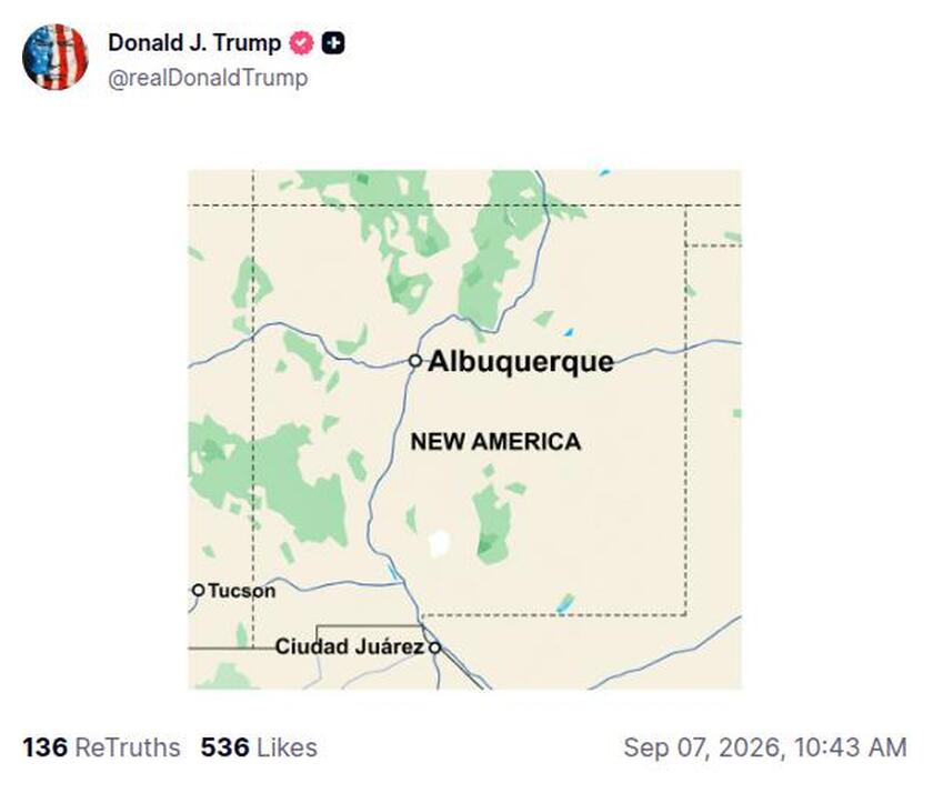 Post preview from Donald Trump