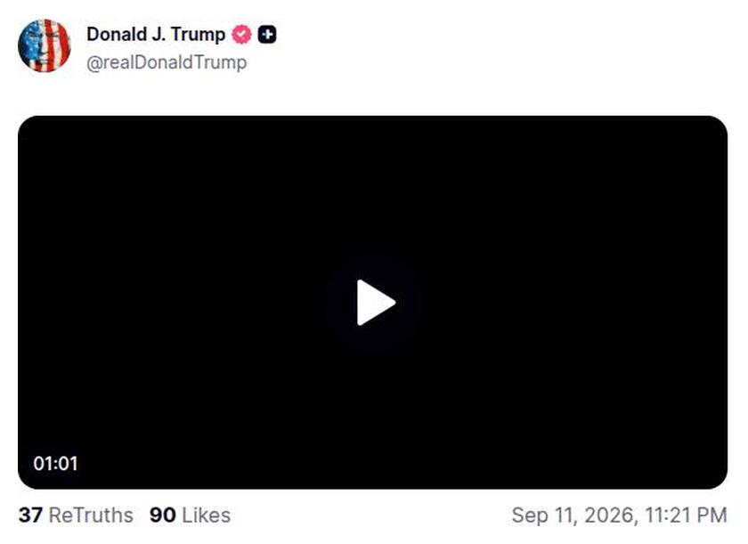 Post preview from Donald Trump