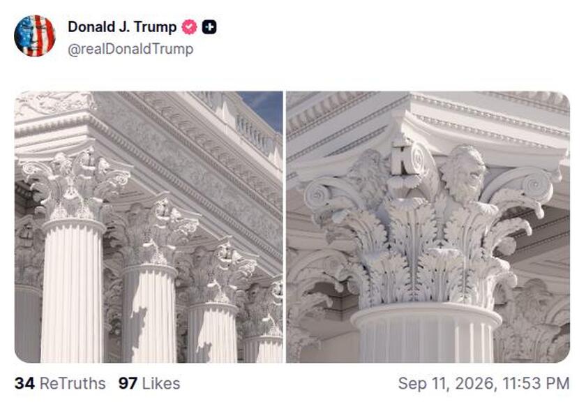 Post preview from Donald Trump