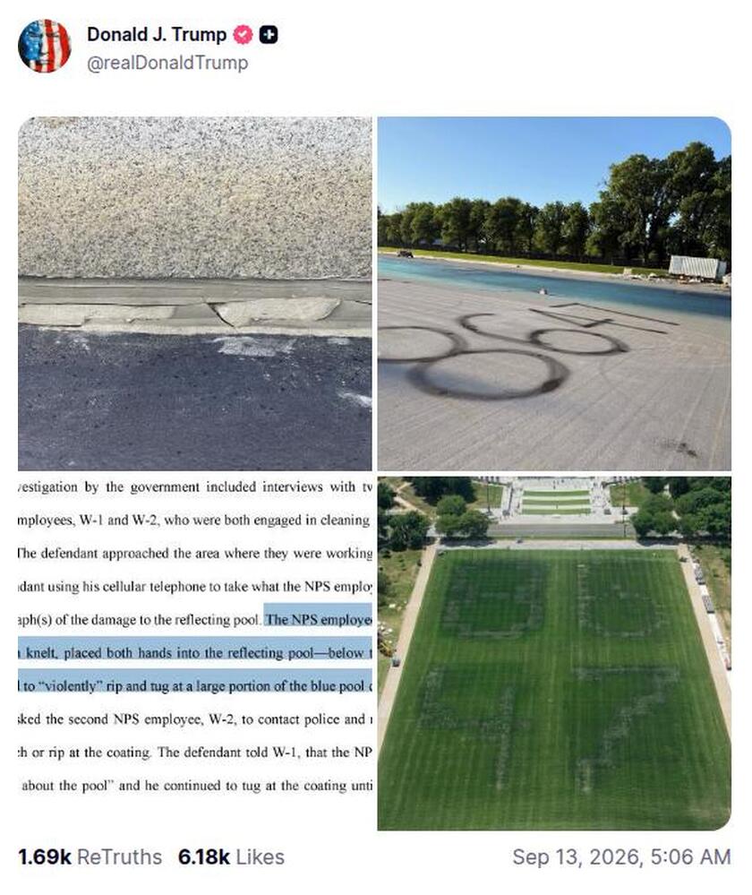 Post preview from Donald Trump
