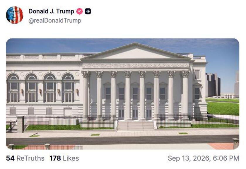 Post preview from Donald Trump