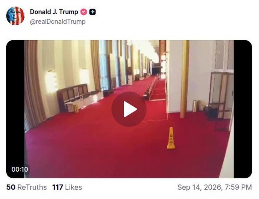 Post preview from Donald Trump