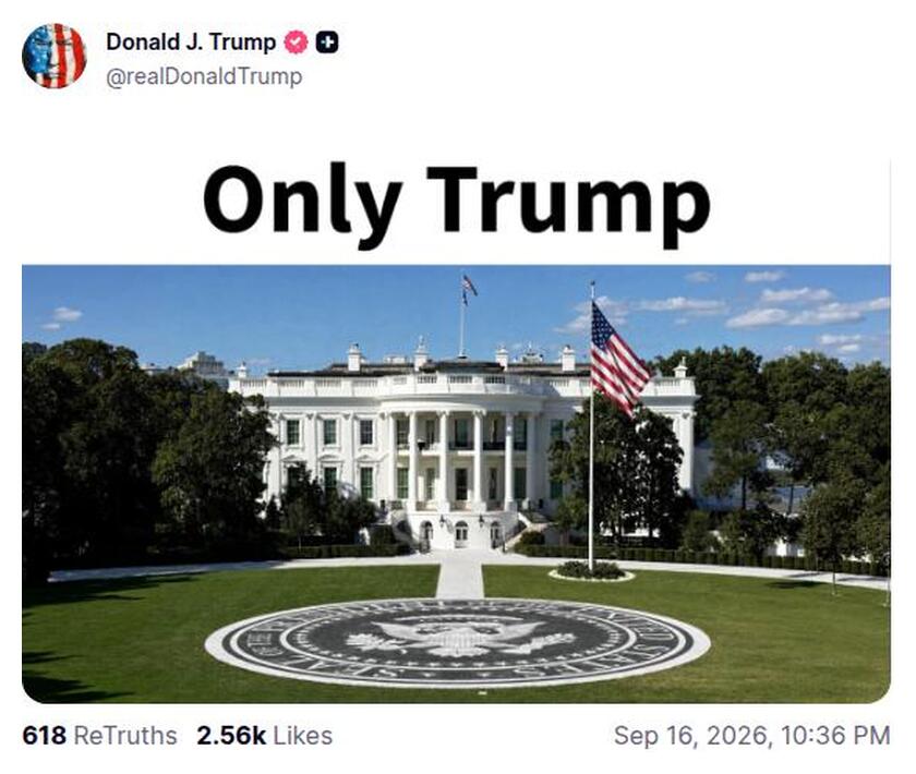 Post preview from Donald Trump