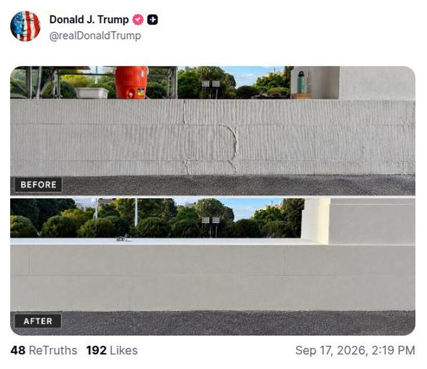 Post preview from Donald Trump
