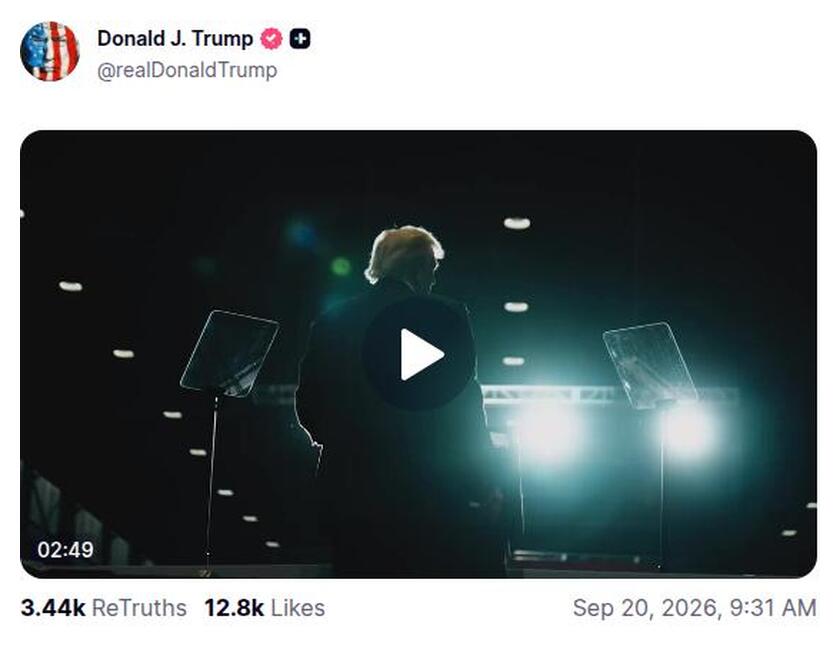 Post preview from Donald Trump
