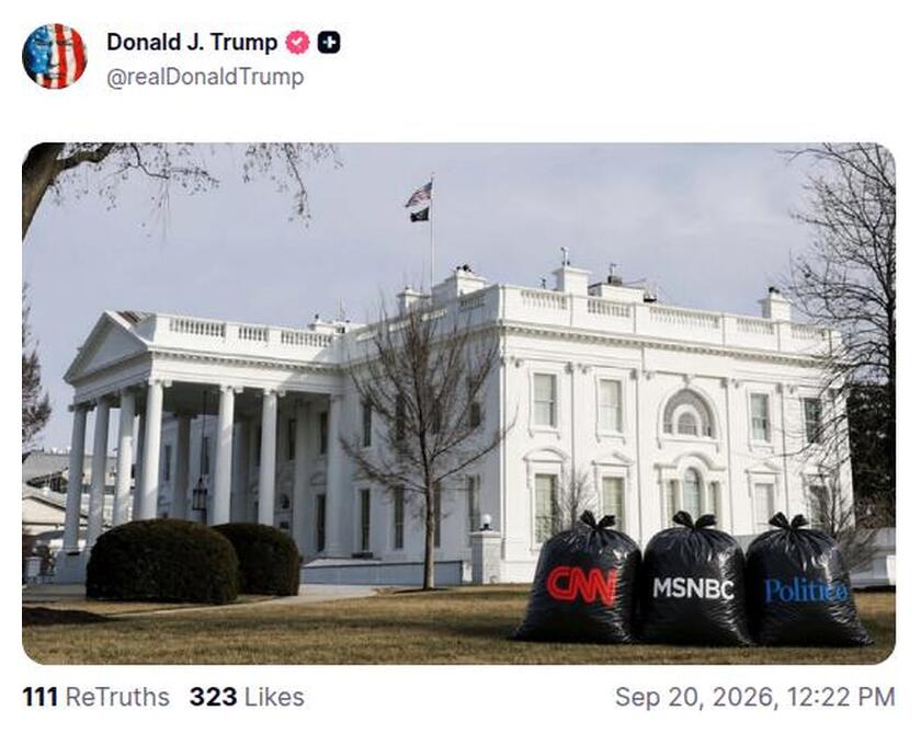 Post preview from Donald Trump