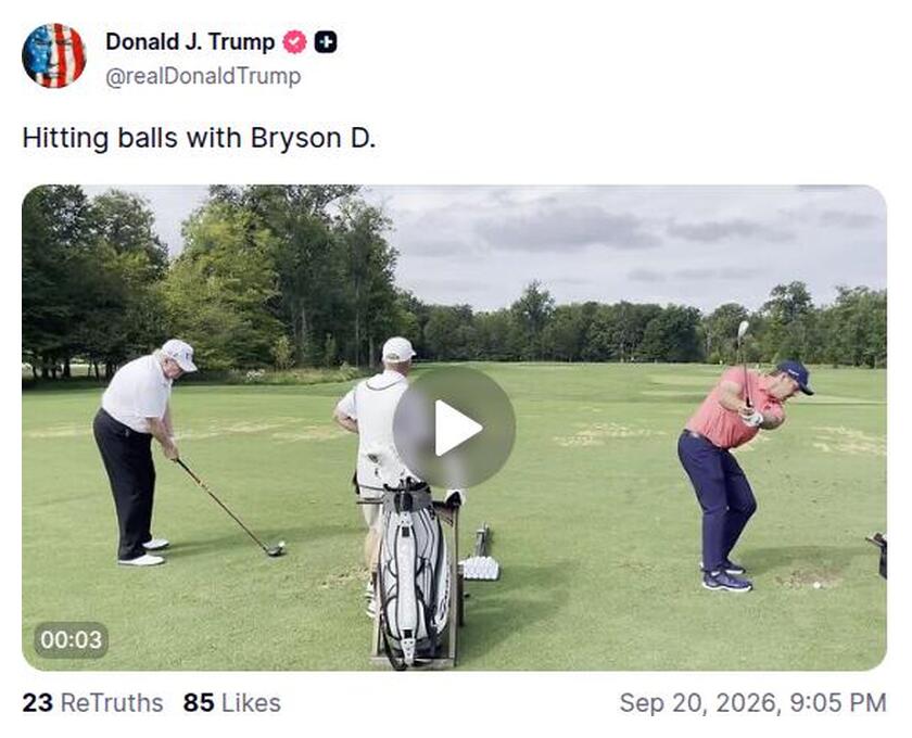 Post preview from Donald Trump