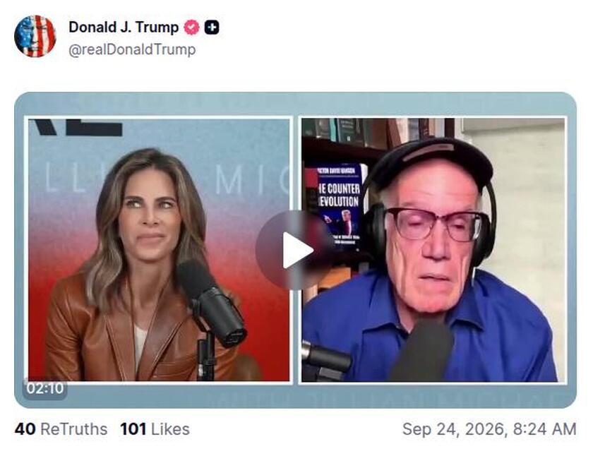 Post preview from Donald Trump