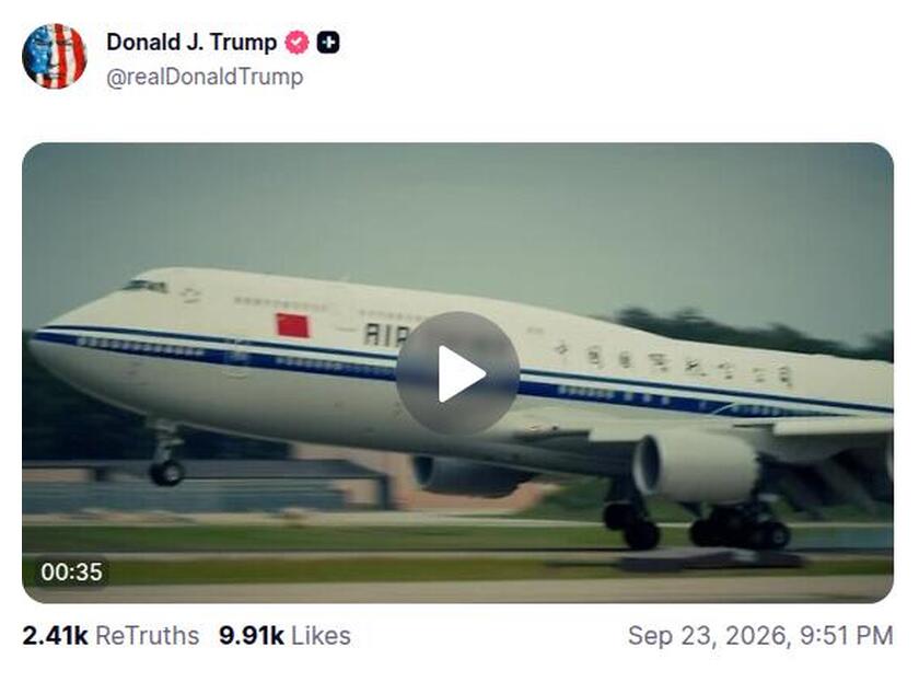 Post preview from Donald Trump