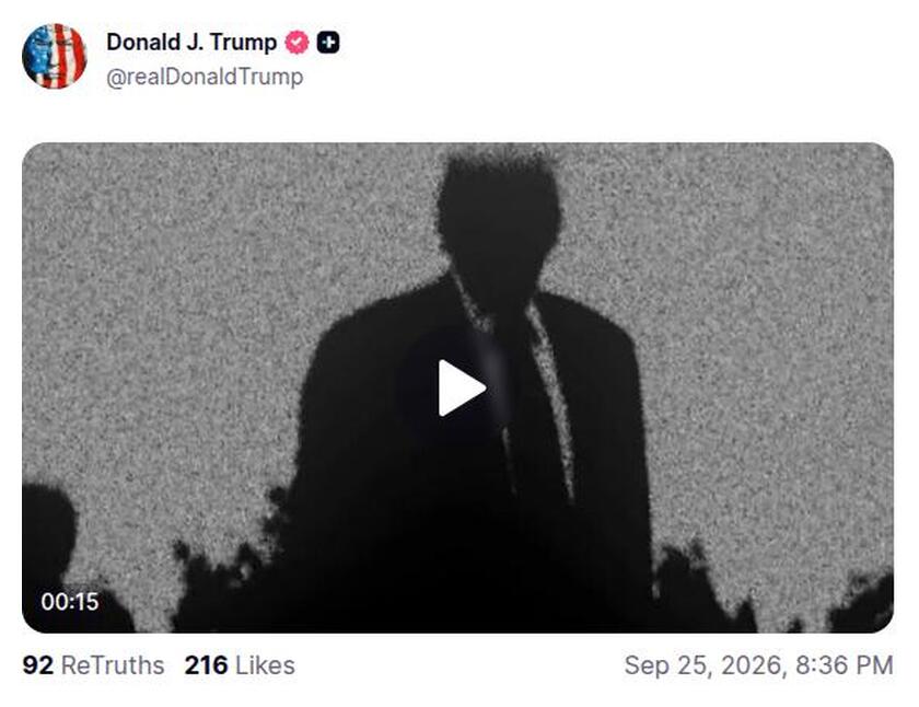 Post preview from Donald Trump