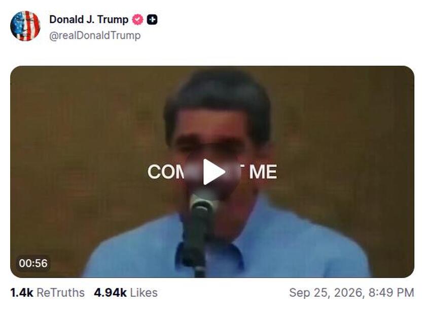 Post preview from Donald Trump