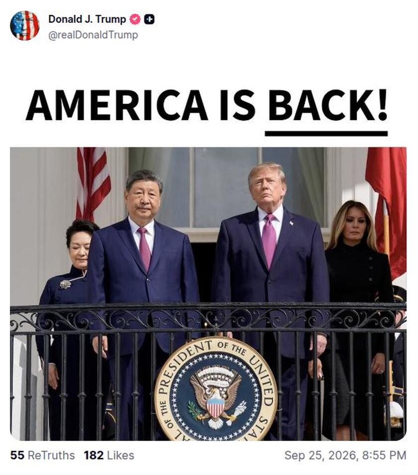 Post preview from Donald Trump