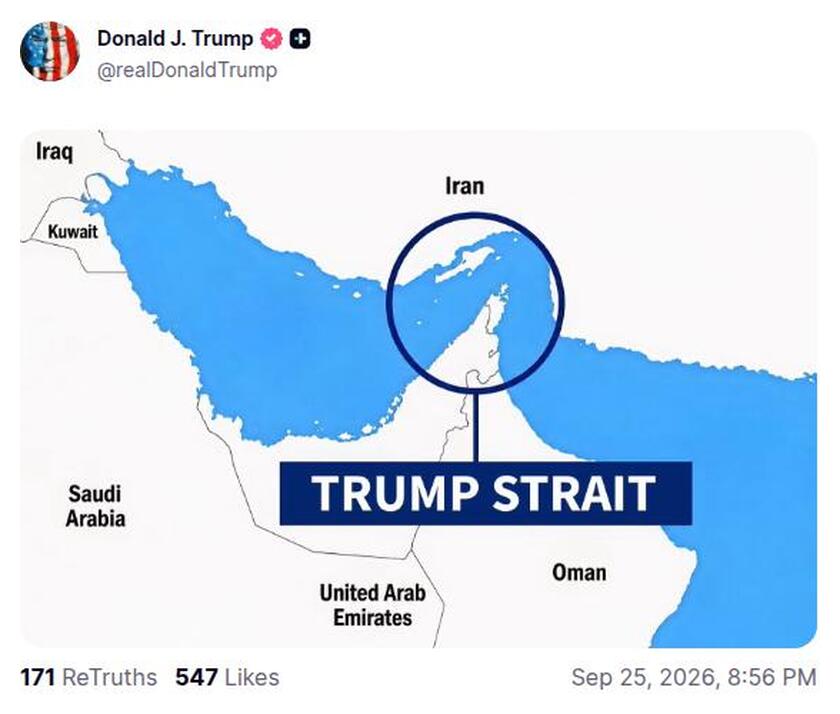 Post preview from Donald Trump