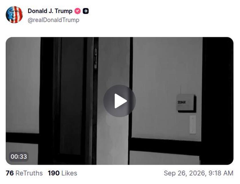 Post preview from Donald Trump
