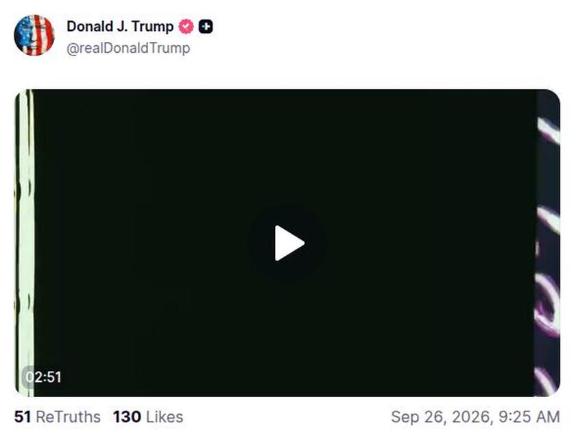 Post preview from Donald Trump