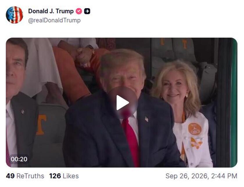 Post preview from Donald Trump