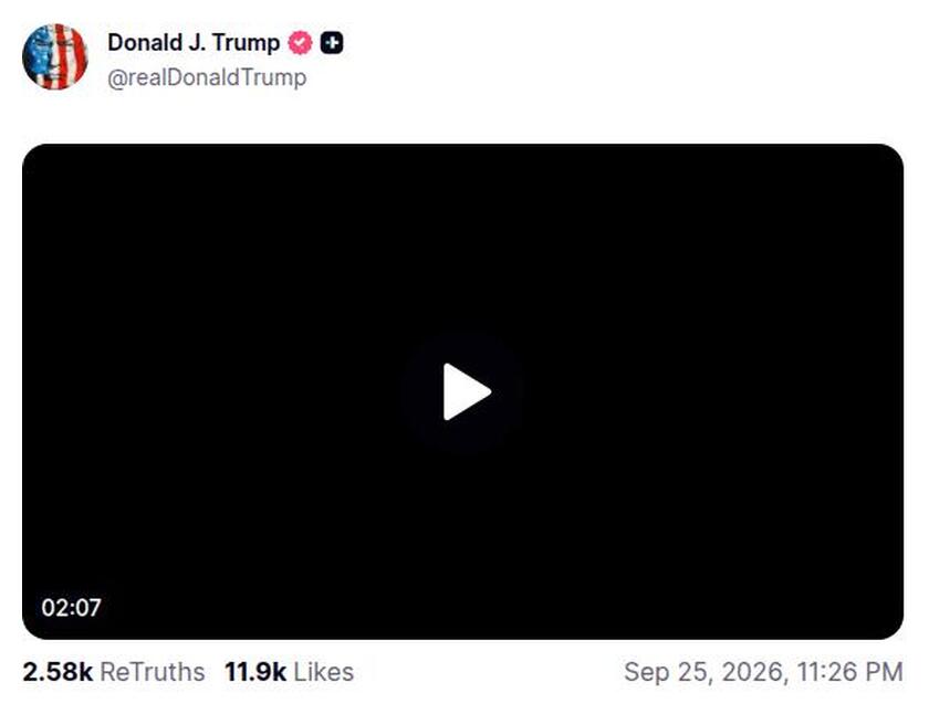 Post preview from Donald Trump