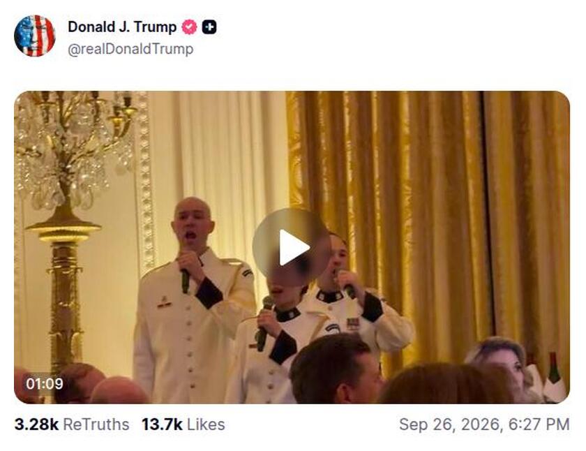 Post preview from Donald Trump