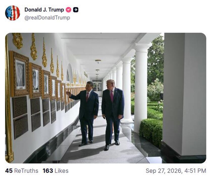 Post preview from Donald Trump