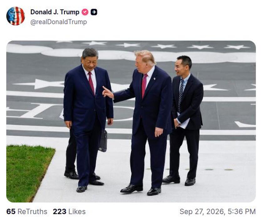 Post preview from Donald Trump