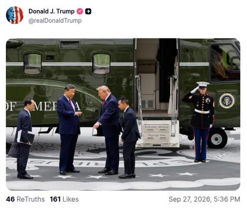 Post preview from Donald Trump