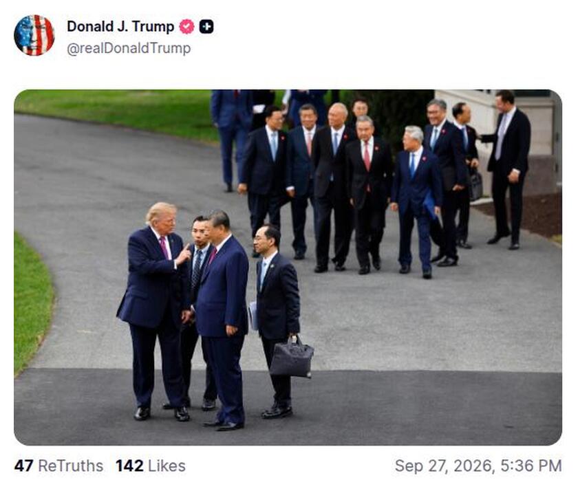 Post preview from Donald Trump