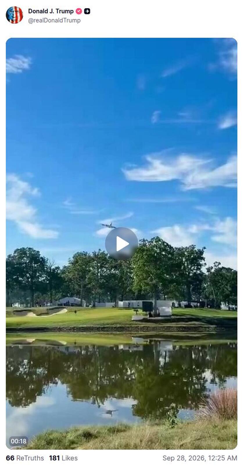 Post preview from Donald Trump