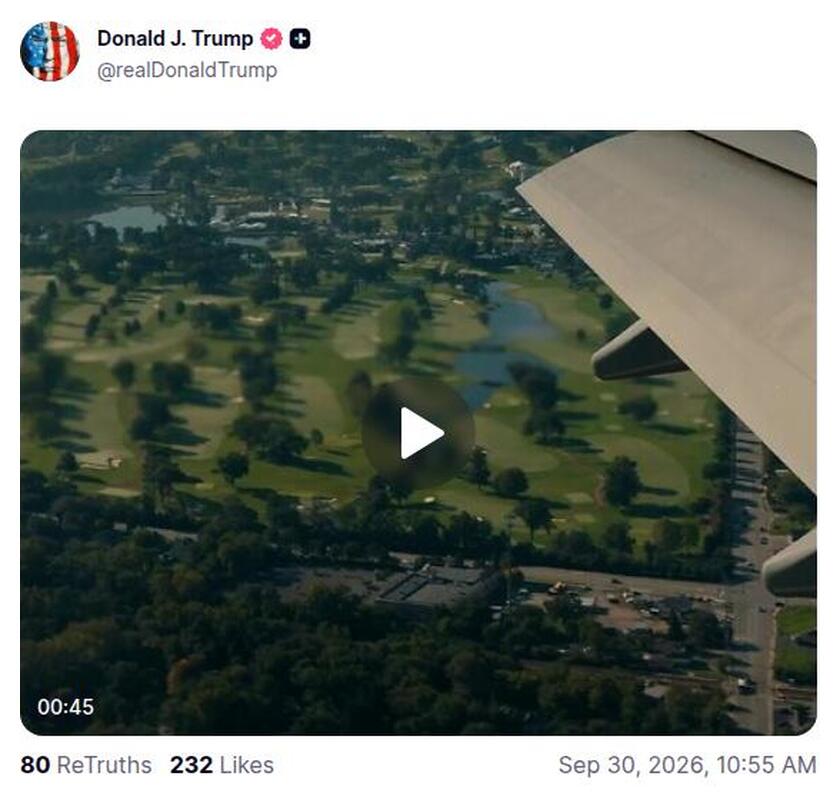 Post preview from Donald Trump