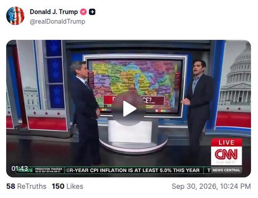 Post preview from Donald Trump