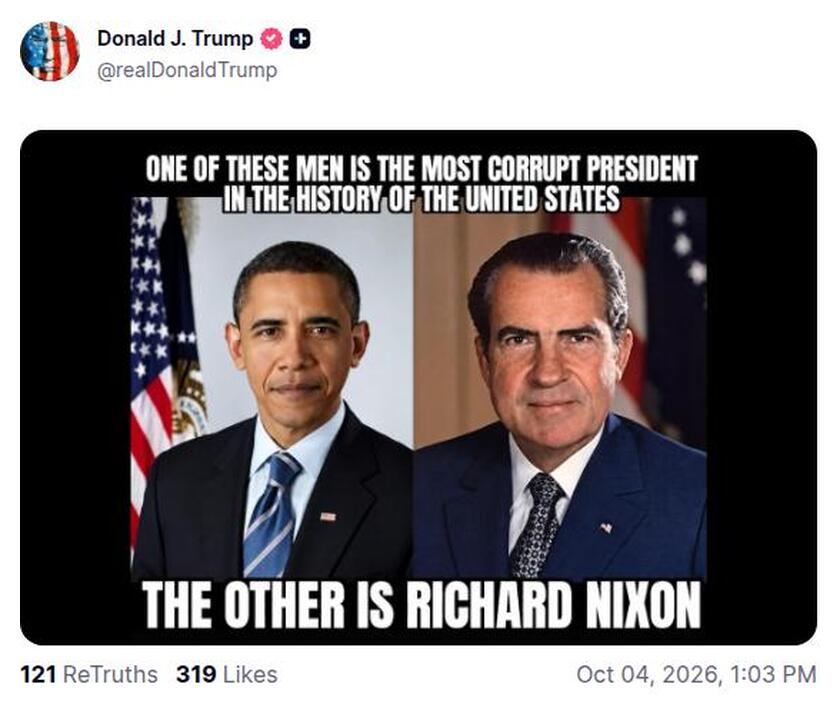 Post preview from Donald Trump