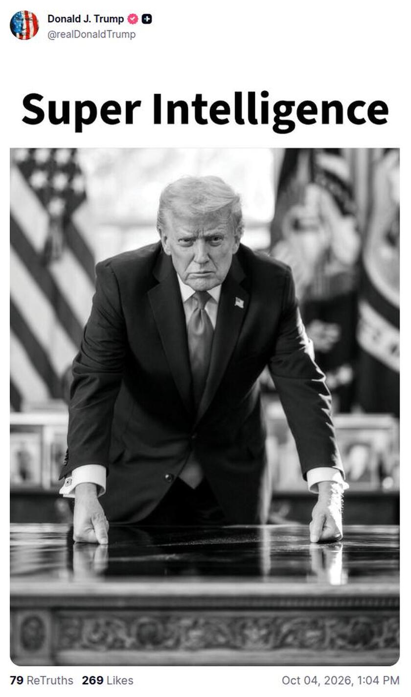 Post preview from Donald Trump