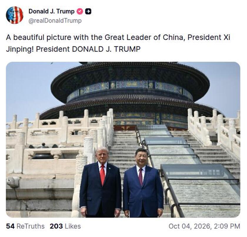 Post preview from Donald Trump