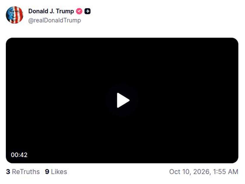 Post preview from Donald Trump