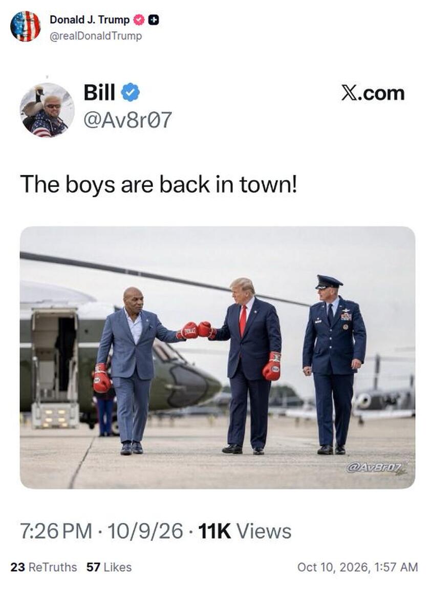 Post preview from Donald Trump