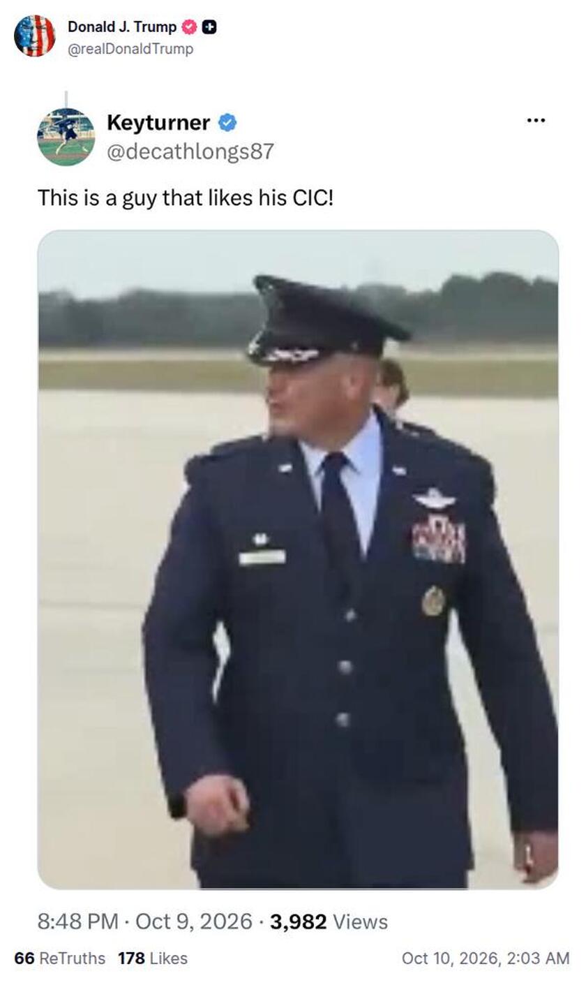 Post preview from Donald Trump
